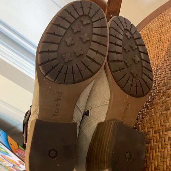 Timberland Sutherlin ankle grey suede buckle booties 7 - Picture 8 of 11